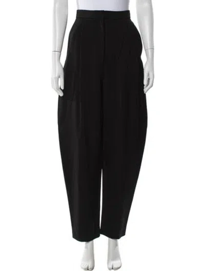 Pre-owned Khaite Virgin Wool Wide Leg Pants W/ Tags In Black