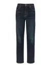 Khaite Danielle High-rise Straight-leg Jeans In Blue