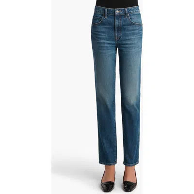 Khaite Viv Slim Cigarette Jeans In Blue