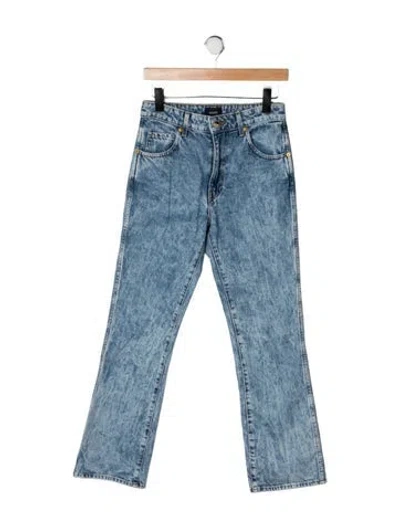 Pre-owned Khaite Vivian Flared Jeans In Blue