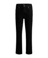 Khaite Vivian New Bootcut Flare Jeans Stoned Black In Black