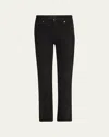 Khaite Vivian Straight-leg Ankle Jeans In Bartlett