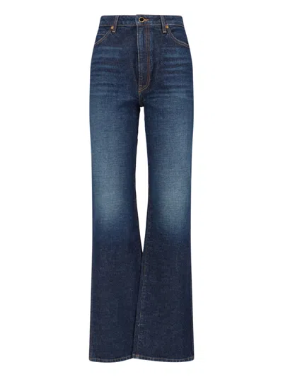 Khaite Vivian Stretch Jean In Blue