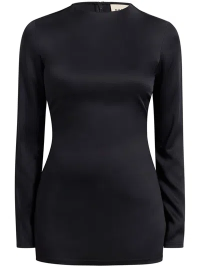 Khaite Vlad Blouse In Black
