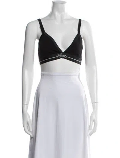Pre-owned Khaite V-neck Sleeveless Sports Bra In Neutral