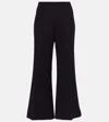 Khaite Walter Cotton Canvas Flared Pants