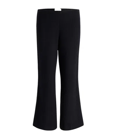 Khaite Walter Wide Pants In Black