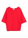 Khaite Warren Top In Red