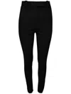 Khaite Waylin High-waisted Leggings In Black