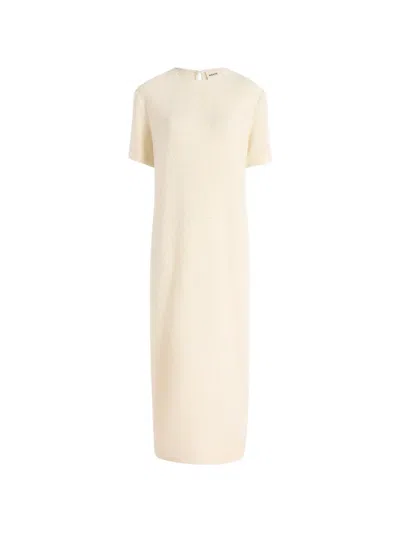 Khaite Webber Dress In Neutral