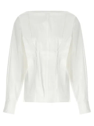 Khaite 'wenley' Blouse In White