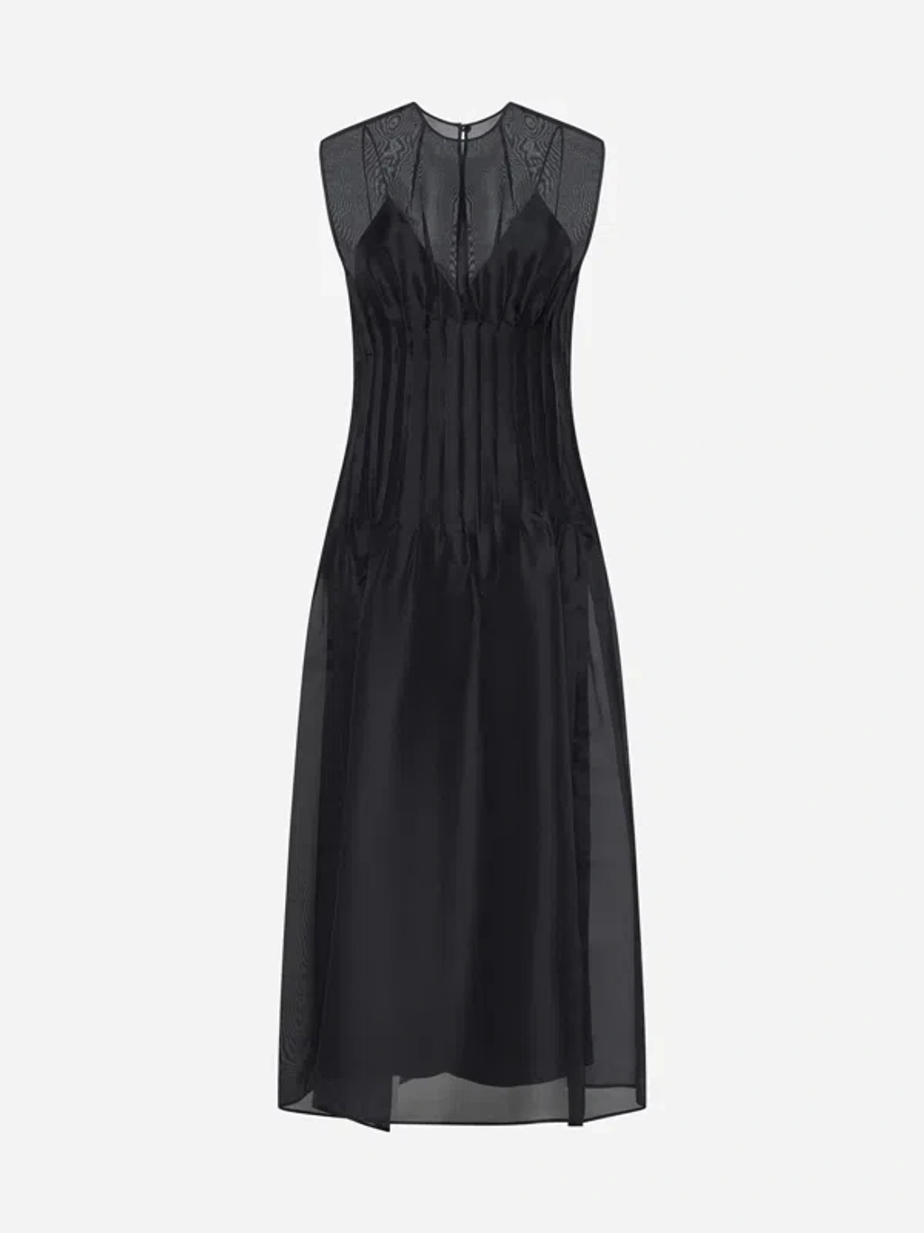 knee length dresses for ladies The Wes Dress in Black – Petite Chérie main image 1