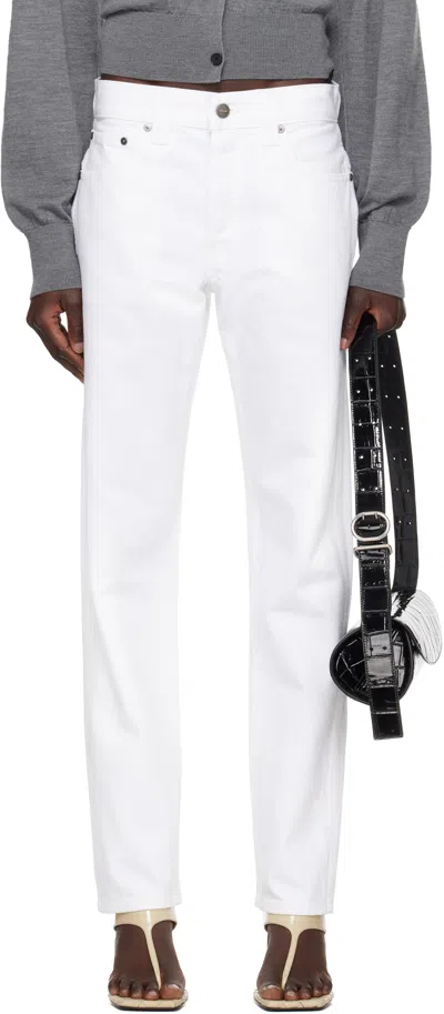 Khaite White Callum Jeans