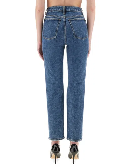 Khaite White Cotton Jeans