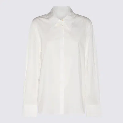 KHAITE WHITE COTTON SHIRT