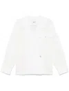 Khaite Long-sleeved Shirt In White