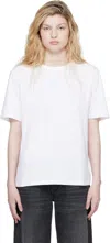 Khaite White Mae T-shirt In White