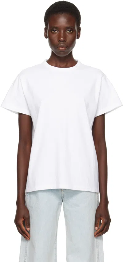 KHAITE WHITE MAEVE T-SHIRT