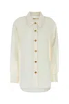 Khaite White Organza Shirt