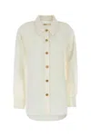 Khaite White Organza Shirt