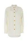 Khaite White Organza Shirt In White