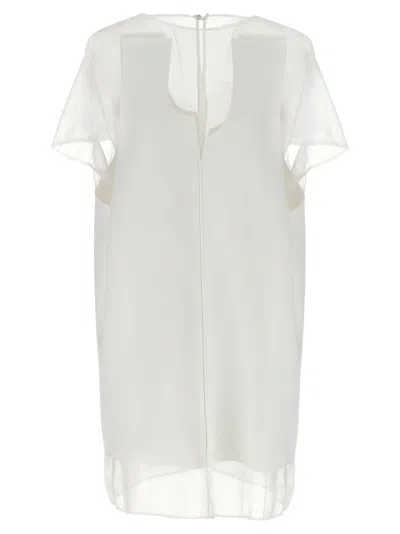 KHAITE KHAITE WHITE POLYESTER SHORT WOMEN'S DRESS
