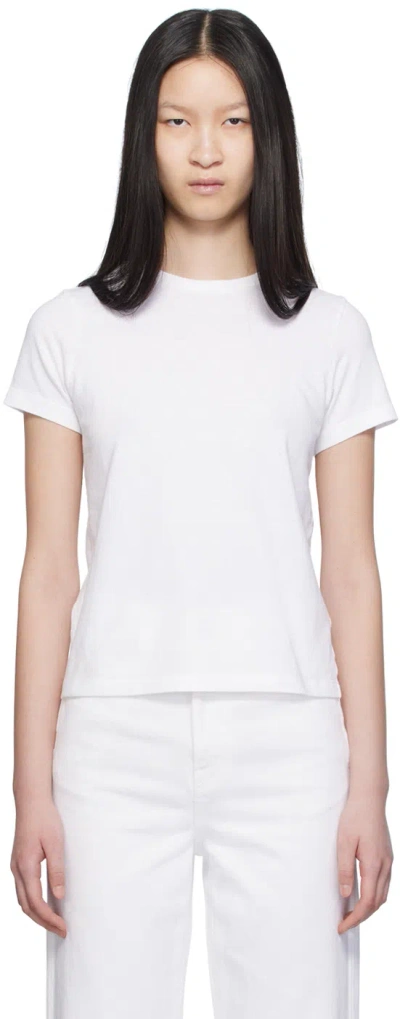 Khaite The Emmylou Cotton T-shirt In White
