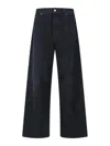 Khaite Belt Loop Jeans In Blue