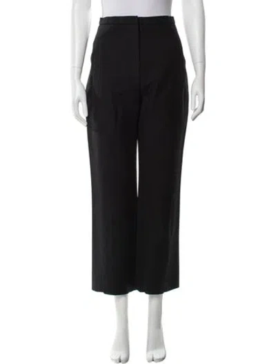 Pre-owned Khaite Wide Leg Pants In Black