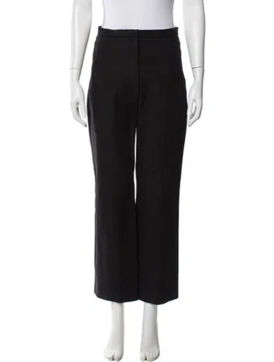 Pre-owned Khaite Wide Leg Pants In Black