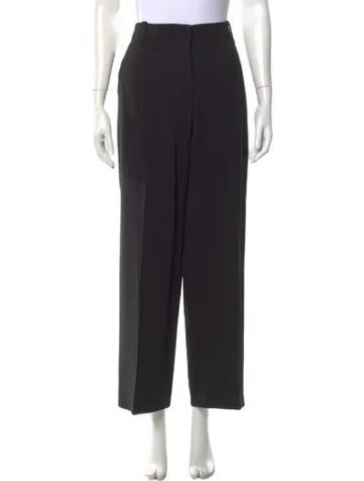 Pre-owned Khaite Wide Leg Pants In Black