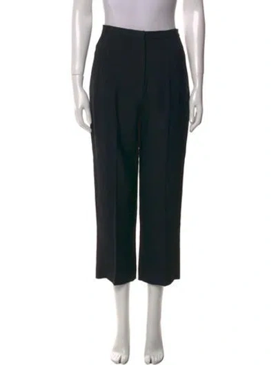 Pre-owned Khaite Wide Leg Pants In Black