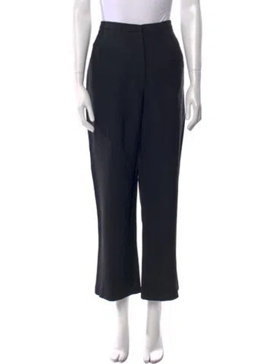 Pre-owned Khaite Wide Leg Pants In Black