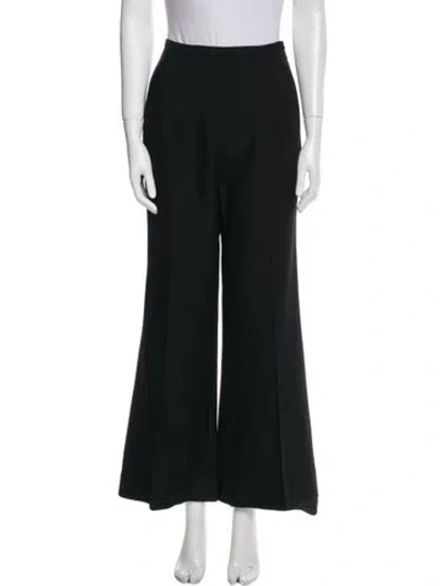 Pre-owned Khaite Wide Leg Pants In Black