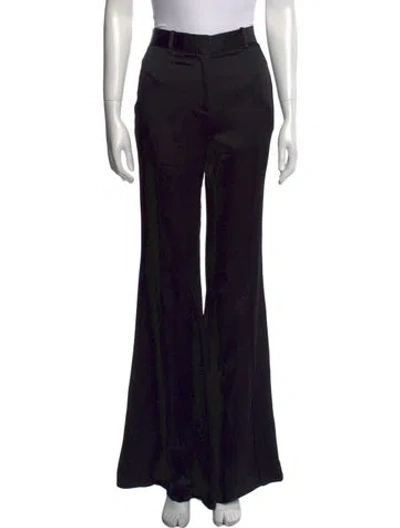Pre-owned Khaite Wide Leg Pants In Black