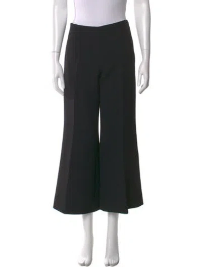 Pre-owned Khaite Wide Leg Pants In Black