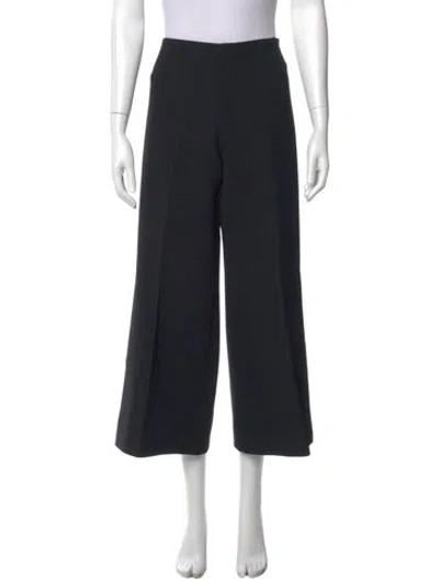 Pre-owned Khaite Wide Leg Pants In Black