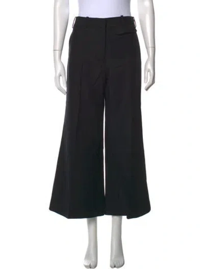 Pre-owned Khaite Wide Leg Pants In Black