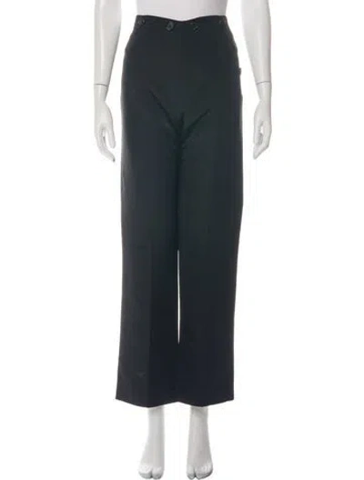 Pre-owned Khaite Wide Leg Pants In Black