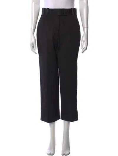 Pre-owned Khaite Wide Leg Pants In Black