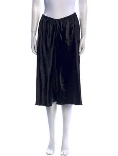 Pre-owned Khaite Wide Leg Pants In Blue