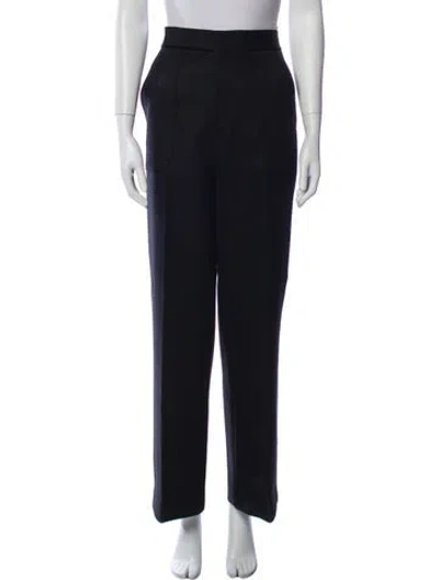 Pre-owned Khaite Wide Leg Pants In Blue