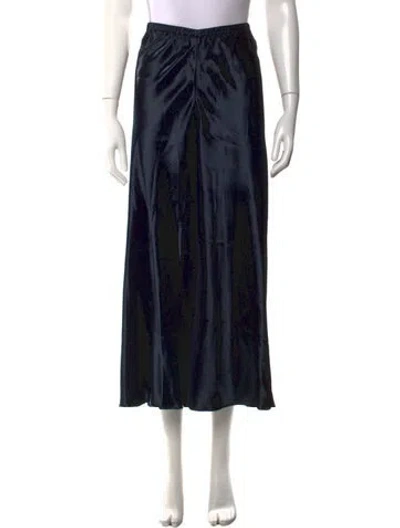 Pre-owned Khaite Wide Leg Pants In Blue