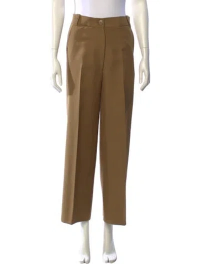 Pre-owned Khaite Wide Leg Pants In Neutral