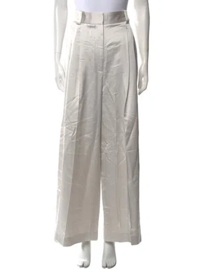 Pre-owned Khaite Wide Leg Pants In Neutral