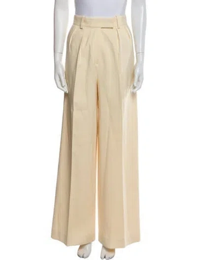 Pre-owned Khaite Wide Leg Pants In Neutral