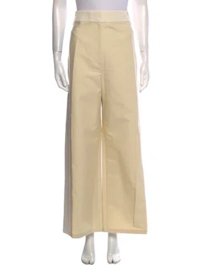 Pre-owned Khaite Wide Leg Pants In Neutral