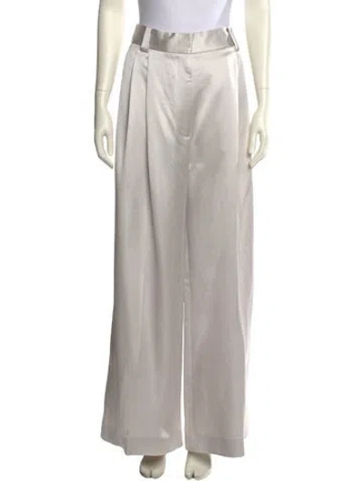 Pre-owned Khaite Wide Leg Pants In Neutral