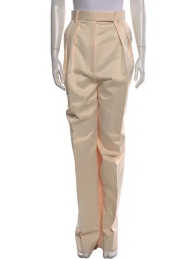 Pre-owned Khaite Wide Leg Pants In Neutral