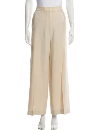 Pre-owned Khaite Wide Leg Pants In Neutral